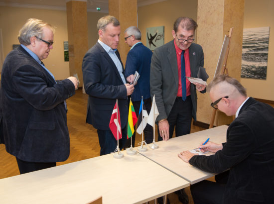 Balti Assamblee 25. aastapäevale pühendatud postmargi esitlus